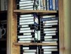 Daiktas vhs kaseciu kolekcija videokasetes