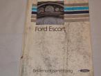 Daiktas ''Ford Escort '' knygute
