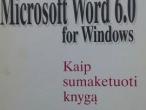 Daiktas Microsoft Word 6,0 for Windows