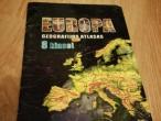 Daiktas Geografijos atlasas Europa 8 klasei 1€
