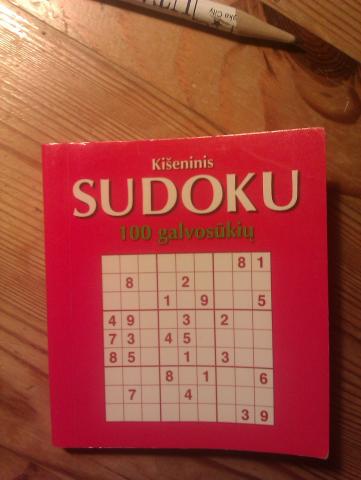 Daiktas Sudoku kišeninė knygelė