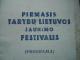 Programa - Pirmasis Tarybu Lietuvos jaunimo festivalis 1957 Vilnius - parduoda, keičia (2)