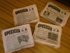 Daiktas "Opozicija" laikraščių nuo 1992 iki 2001m