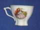Senas antikvarinis porcelianinis puodelis su isimylejeliu vaizdais Kėdainiai - parduoda, keičia (2)