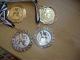 Futbolo apdovanojimai (medaliai) su juostelėmis Ukmergė - parduoda, keičia (1)