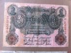 Daiktas 1910 m. Vokietijos 50 Reichbanknotų