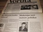 Daiktas Senas laikraštis Voruta 1997 rugsejo 1-5d.