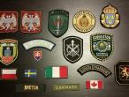 Daiktas Įvairių šalių kariuomenių antsiuvai