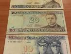 Daiktas Lietuvos banknotu ieškau