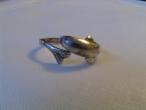 Daiktas sidabrinis žiedas, delfinas , 925 praba