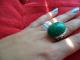 Senovinis didelis žalias žiedas Panevėžys - parduoda, keičia (1)