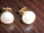 Daiktas Nemainau/ Auskarai su natūraliais  perlais