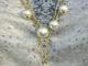 Kaklo papuošalas su raktu ir baltais perlais Šiauliai - parduoda, keičia (3)