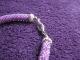 Violetiniai megzti karoliai Gargždai - parduoda, keičia (3)