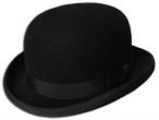 Daiktas charlie chaplin stiliaus skrybėlė/bowler hat