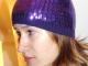 Violetines spalvos kepure su zerinciais zvyneliais Vilnius - parduoda, keičia (5)