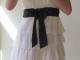 Nauja balta suknelė su juodu kaspinu  Vilnius - parduoda, keičia (3)