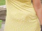 Daiktas Geltona vasarinė suknelė su smulkiomis gėlytėmis