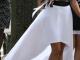 Vestuvine balta su juodu suknele Panevėžys - parduoda, keičia (1)