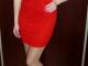 Raudona suknelė su kniedėmis Vilnius - parduoda, keičia (1)