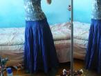 Daiktas Ilgas mėlynas sijonas