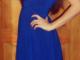 Mėlyna ir ryški proginė suknelė Panevėžys - parduoda, keičia (3)