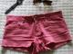 Rožiniai džinsiniai šortukai Marijampolė - parduoda, keičia (1)