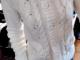 Baltas dailus megztinukas Alytus - parduoda, keičia (2)