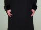 Dailus elegantiškas juodas ilgas paltas Mažeikiai - parduoda, keičia (1)