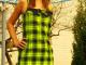 Žalia languota suknelė Vilnius - parduoda, keičia (4)