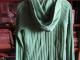 Žalias šiltas megztinis su kapišonu M Klaipėda - parduoda, keičia (1)