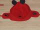 Raudona kepurytė su ausytėmis Kretinga - parduoda, keičia (3)
