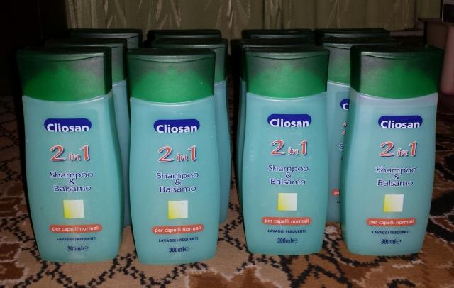 Daiktas Vokiškos kokybės plaukų šampūnas-balzamas "Cliosan"