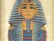 Papirusas,  faraonas, paveikslas su šviesiu medžio imitacijos rėmeliu ir stiklu Jonava - parduoda, keičia (1)