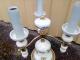Tarybinis trijų lempų stalo šviestuvas su keramika. Kaunas - parduoda, keičia (2)