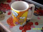 Daiktas simpsonu puodelis didelis