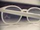 dideli baltos spalvos akiniai su permatomais stiklais O.O Vilnius - parduoda, keičia (3)