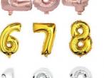 Daiktas Nauji foliniai balionai skaitmenys nuo 0 iki 9 (40")