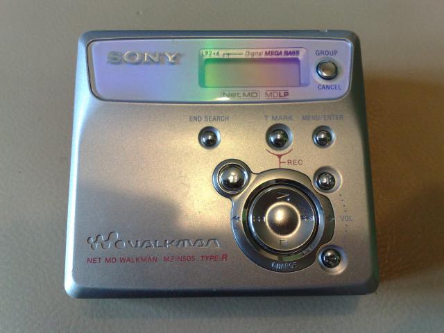 Daiktas Sony Net md Walkman mz-N505 type-r