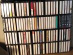 Daiktas Geras stovas audiokasetems (apie 100 vnt)