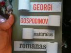 Daiktas Georgi Gospodinov "Natūralus romanas"