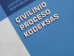 Daiktas Civilinio proceso kodeksas 2003