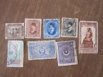 Daiktas Įvairūs seni pašto ženklai