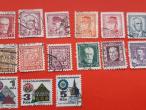 Daiktas čekoslovakiški  senoviniai pašto ženklai