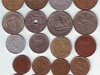 Daiktas ivairiu saliu,ivairios monetos(2)
