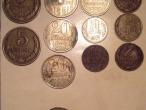 Daiktas seni seni rubliukai + vokiska 10 ct moneta