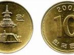 Daiktas P. Korėjos monetos