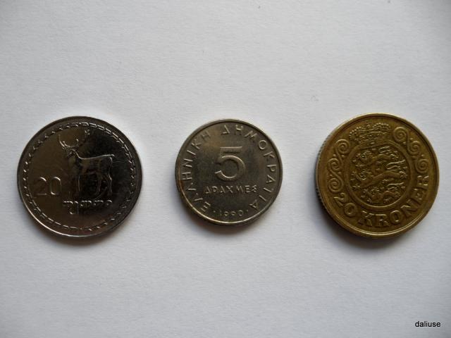 Daiktas Įvairios monetos