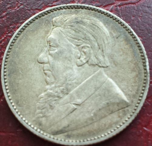 Daiktas pietu afrika / zar / sidabrine 1 shilling 1894 / 95/ 96 / 97