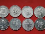 Daiktas Dovanų idėjos Kalėdoms: Jubiliejinės 1lito monetos, 25 eur 8 vnt komplektas